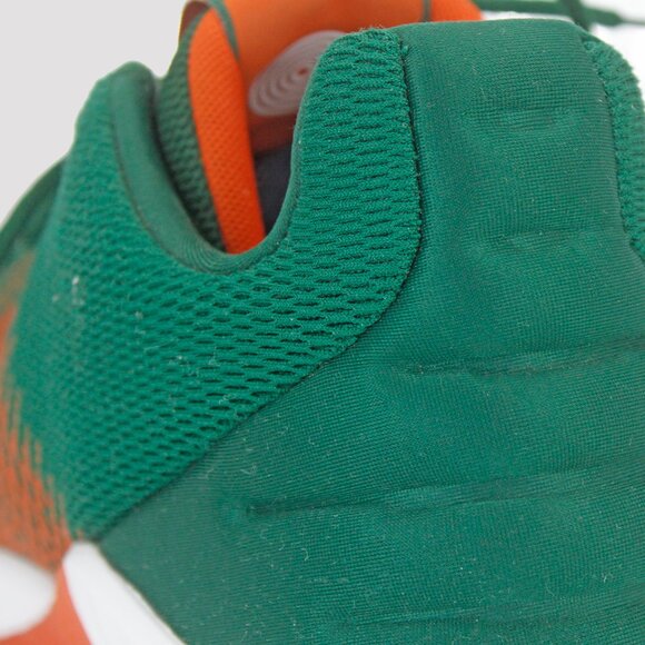 Adidas Pro Bounce 2018 Low 'Miami Hurricanes' Men’s Sneaker - B41867: Size 14 - Picture 10 of 10